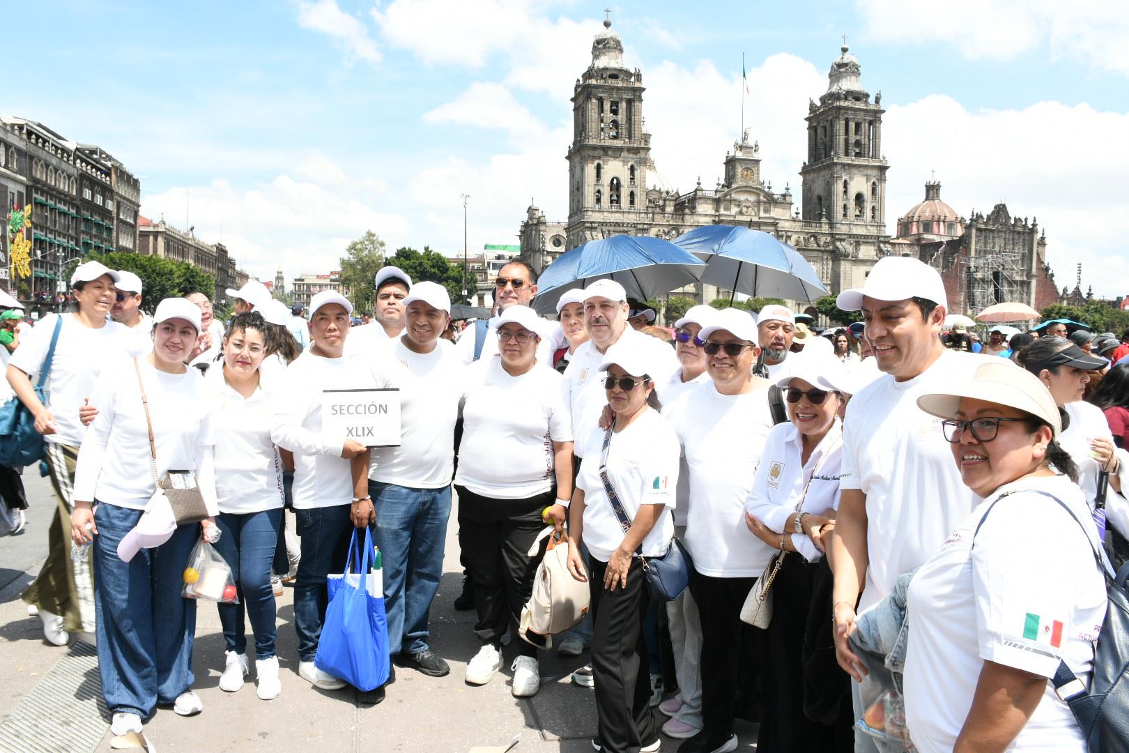Asamblea informativa de la presidenta Claudia Sheinbaum Pardo en el Zócalo de la Ciudad de México 
